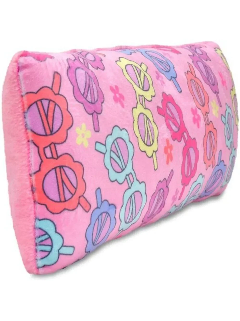 Rainbow Spring Sunshine Accent Pillow 16x6 Plush Fleece Rectangular Throw Cushio